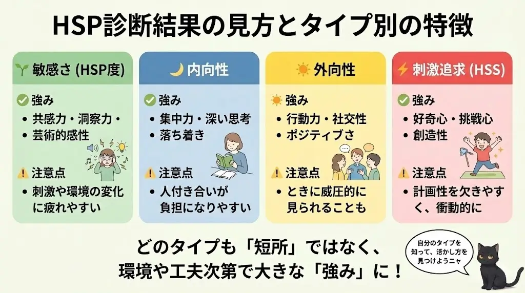 HSP診断と結果の見方の画像