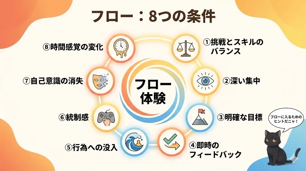 フローに入る8つの条件